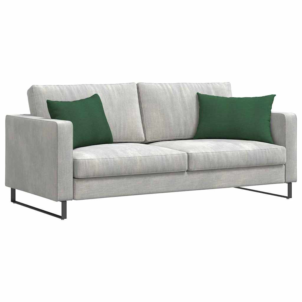 Sofapuder 2 pcs Mørkegrøn 60 x 40 cm Velourstof
