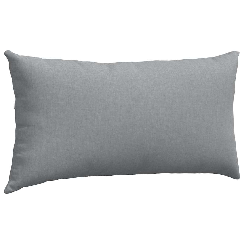 Sofapuder 2 pcs Lysegrå 80 x 40 cm Stof