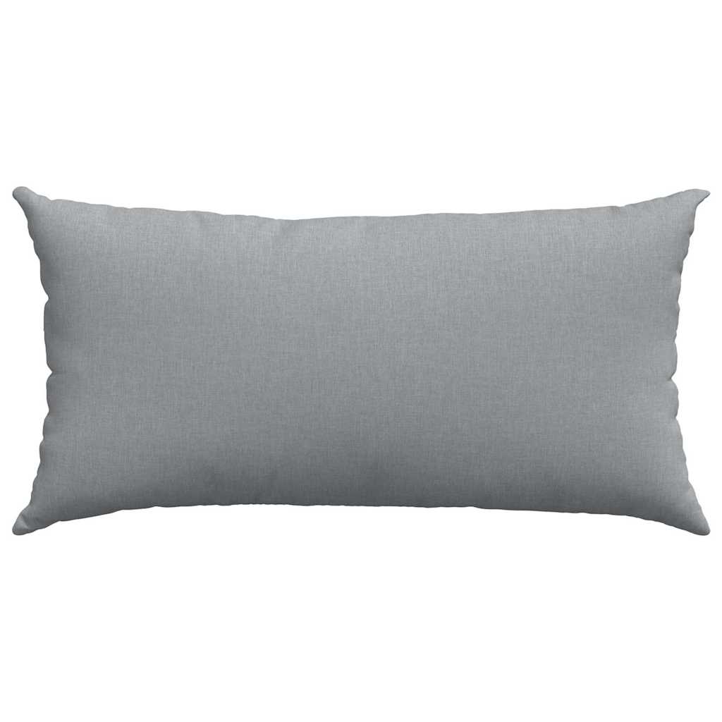 Sofapuder 2 pcs Lysegrå 80 x 40 cm Stof