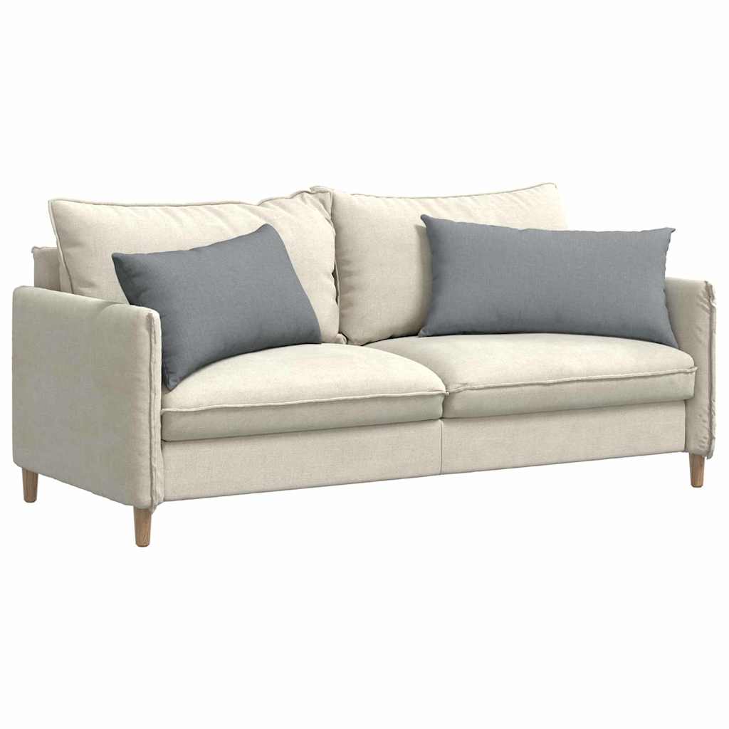 Sofapuder 2 pcs Lysegrå 80 x 40 cm Stof
