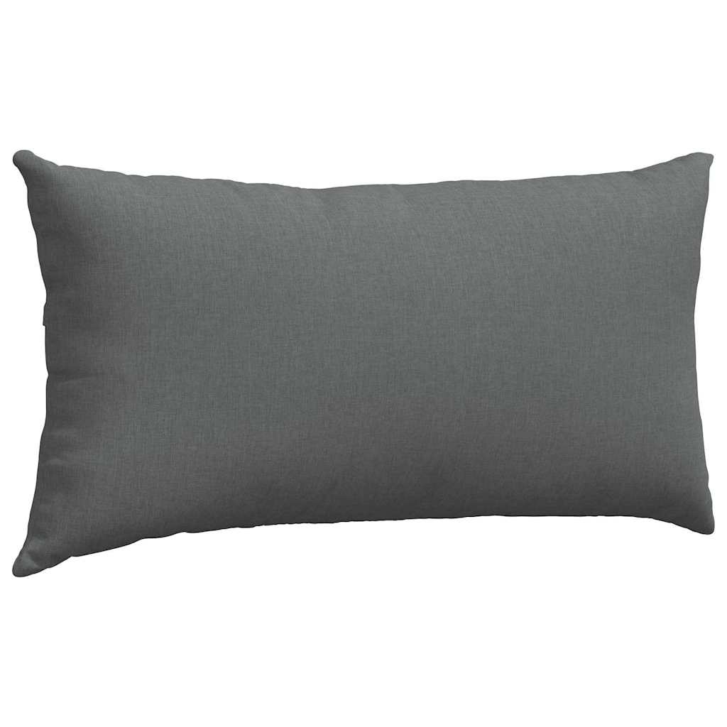 Sofapuder 2 pcs Mørkegrå 80 x 40 cm Stof