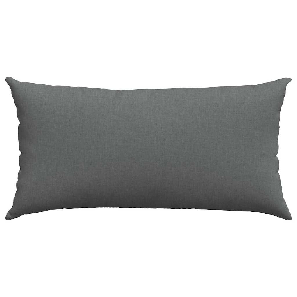 Sofapuder 2 pcs Mørkegrå 80 x 40 cm Stof