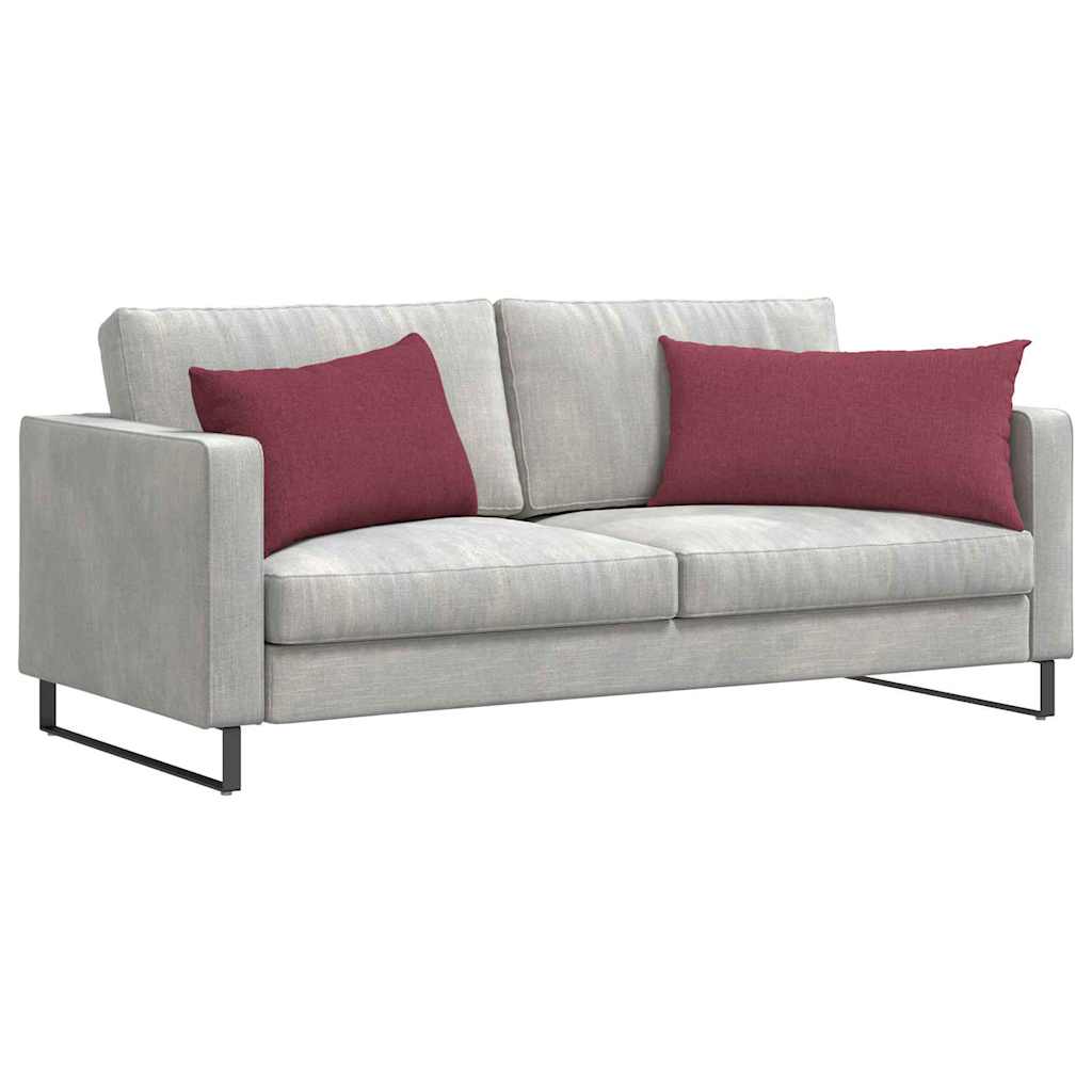 Sofapuder 2 pcs Vinrød 80 x 40 cm Stof