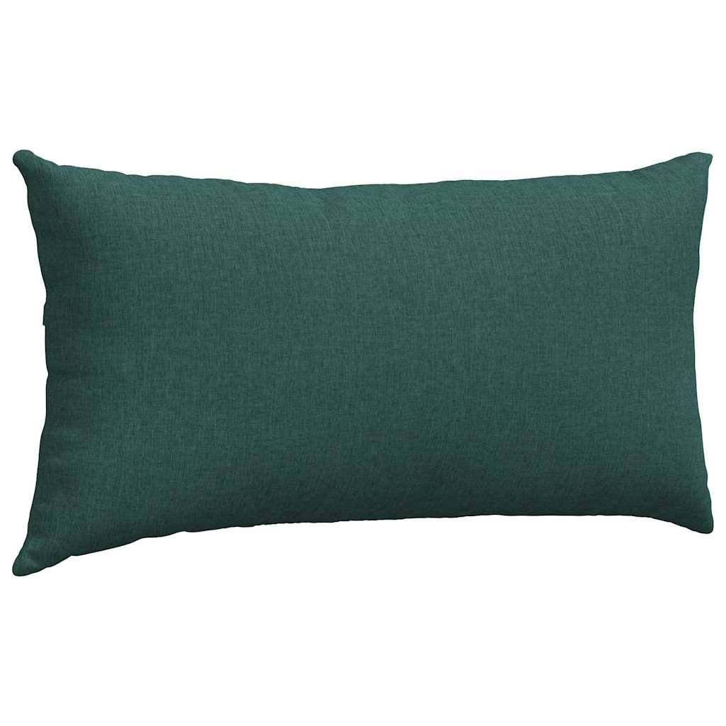 Sofapuder 2 pcs Mørkegrøn 80 x 40 cm Stof