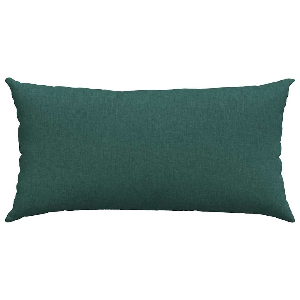 Sofapuder 2 pcs Mørkegrøn 80 x 40 cm Stof