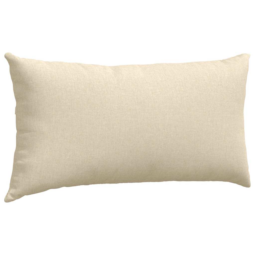 Sofapuder 2 pcs Creme 80 x 40 cm Stof
