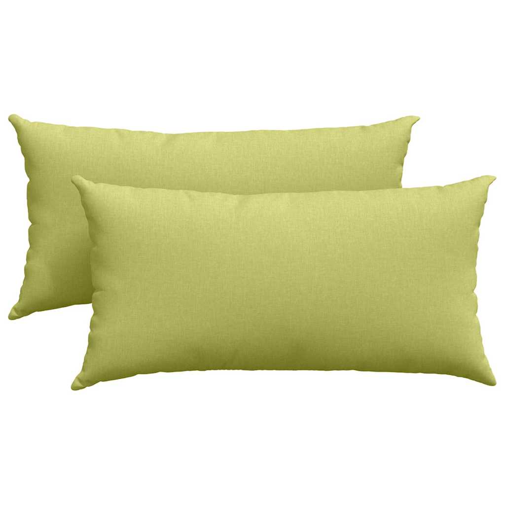 Sofapuder 2 pcs Lys grøn 80 x 40 cm Stof