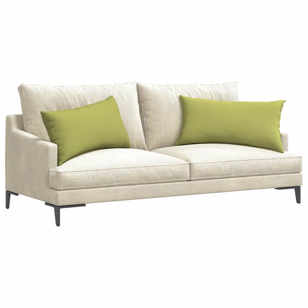Sofapuder 2 pcs Lys grøn 80 x 40 cm Stof