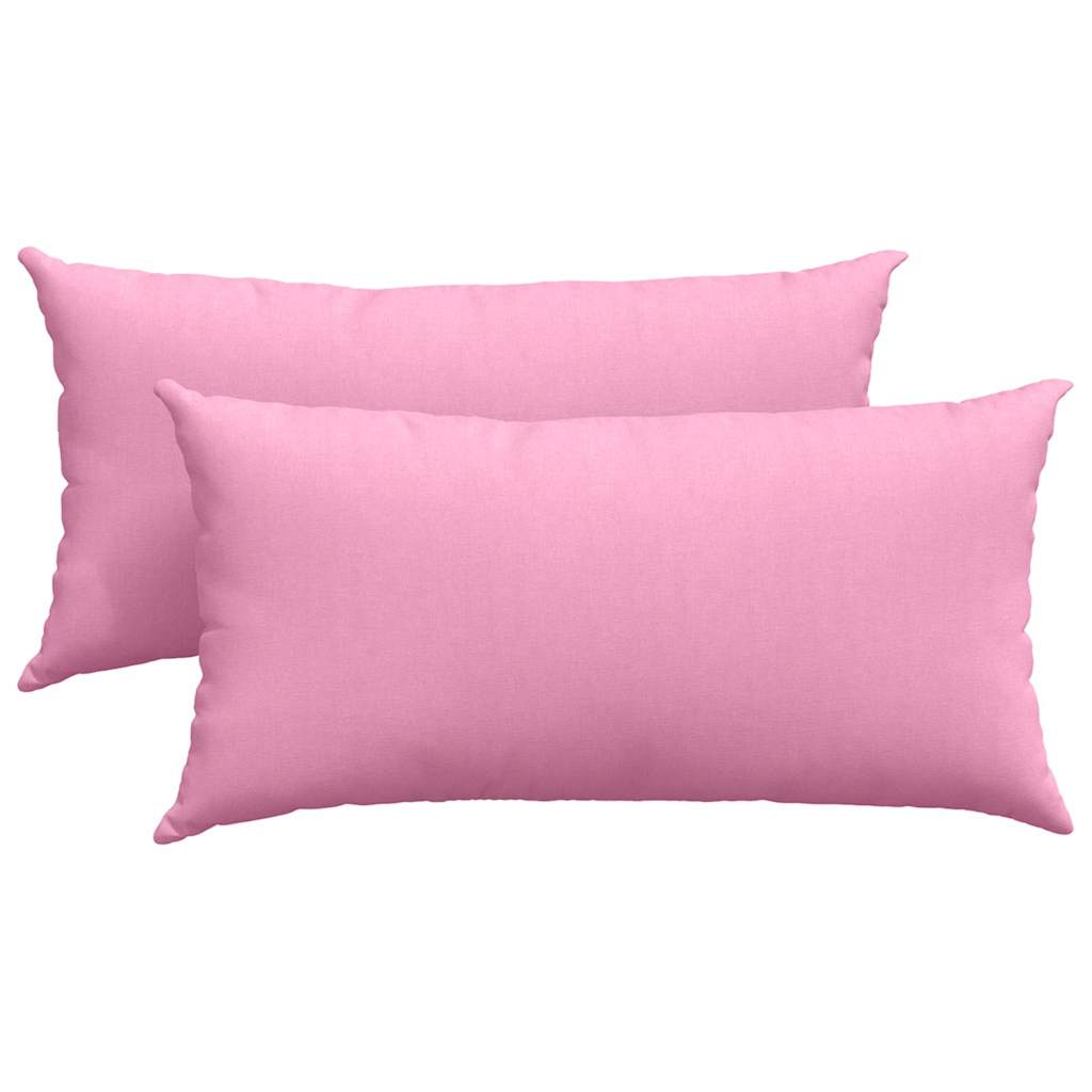 Sofapuder 2 pcs Lyserød 80 x 40 cm Stof
