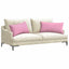 Sofapuder 2 pcs Lyserød 80 x 40 cm Stof