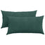 Sofapuder 2 pcs Mørkegrøn 80 x 40 cm Velourstof