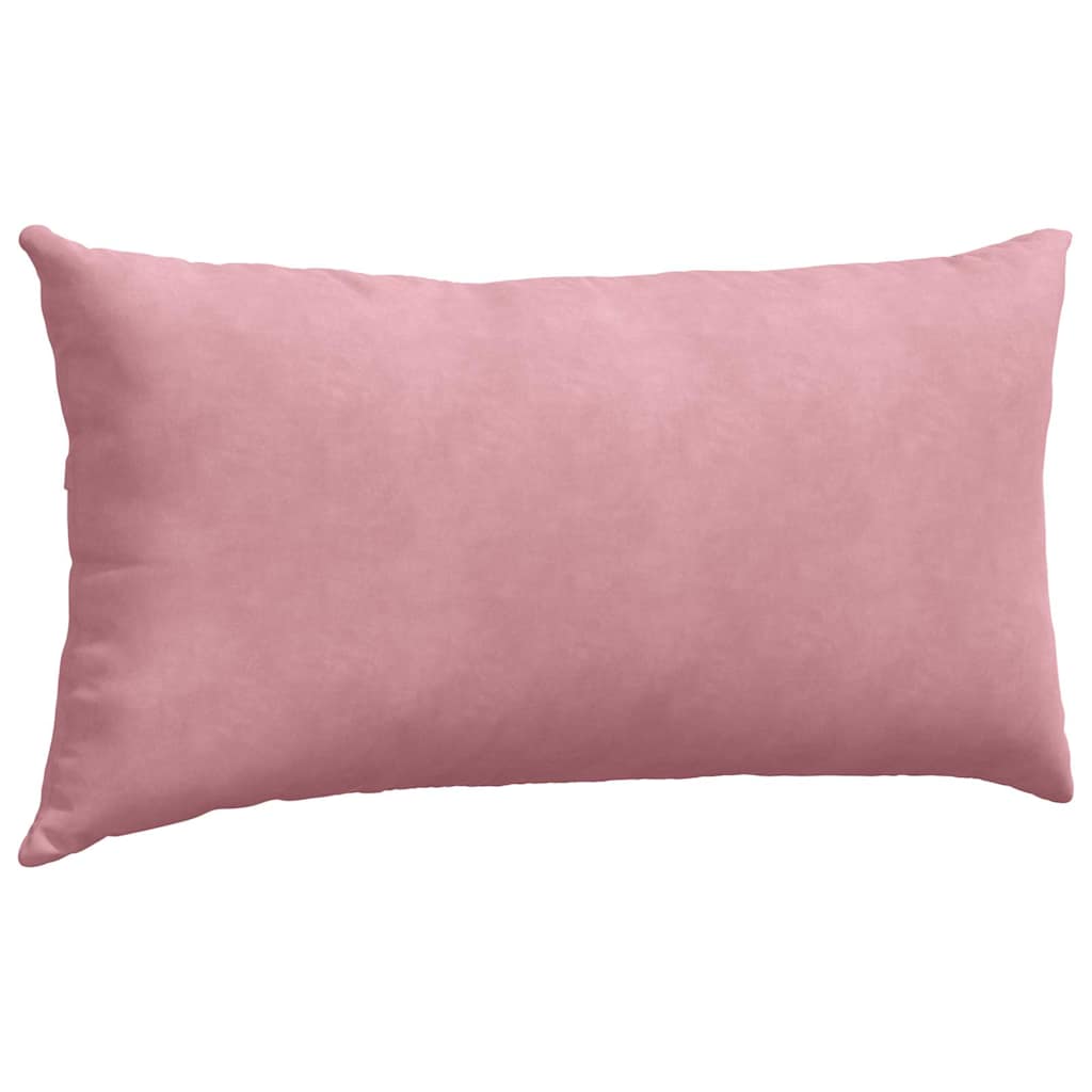 Sofapuder 2 pcs Lyserød 80 x 40 cm Velourstof