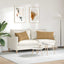 Sofapuder 2 pcs Brun 80 x 40 cm Velourstof