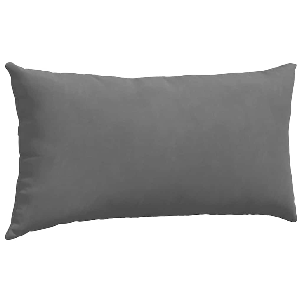 Sofapuder 2 pcs Mørkegrå 80 x 40 cm Stof