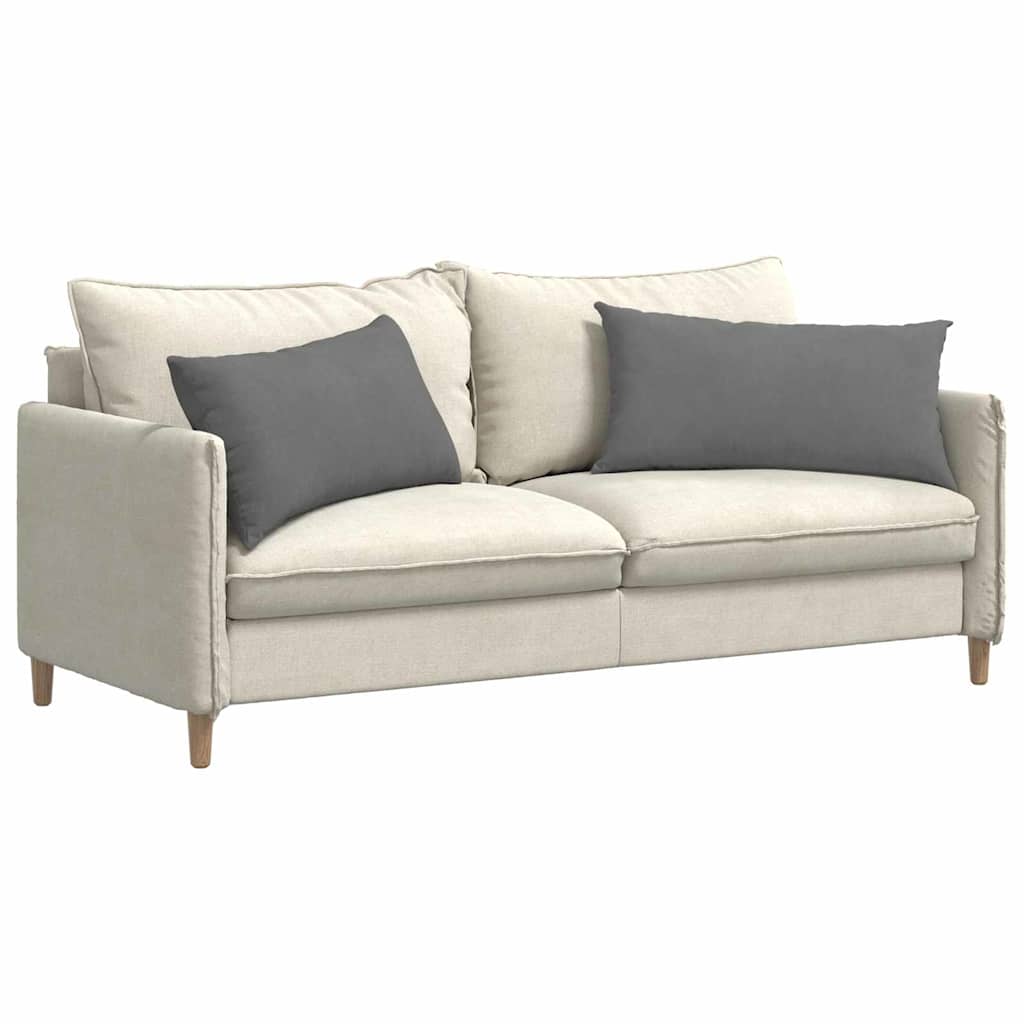 Sofapuder 2 pcs Mørkegrå 80 x 40 cm Stof