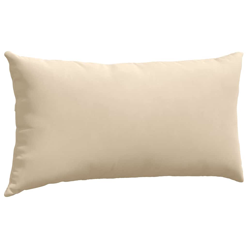 Sofapuder 2 pcs Creme 80 x 40 cm Stof