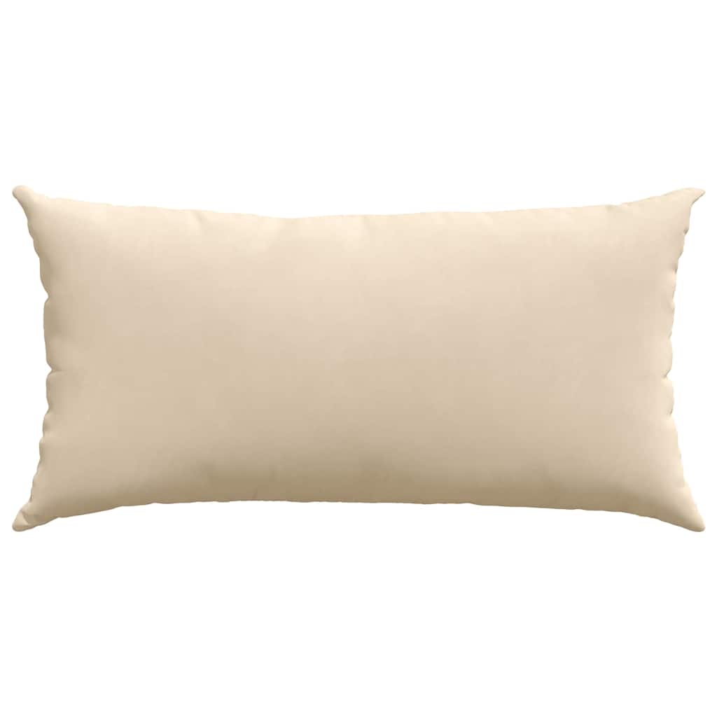Sofapuder 2 pcs Creme 80 x 40 cm Stof
