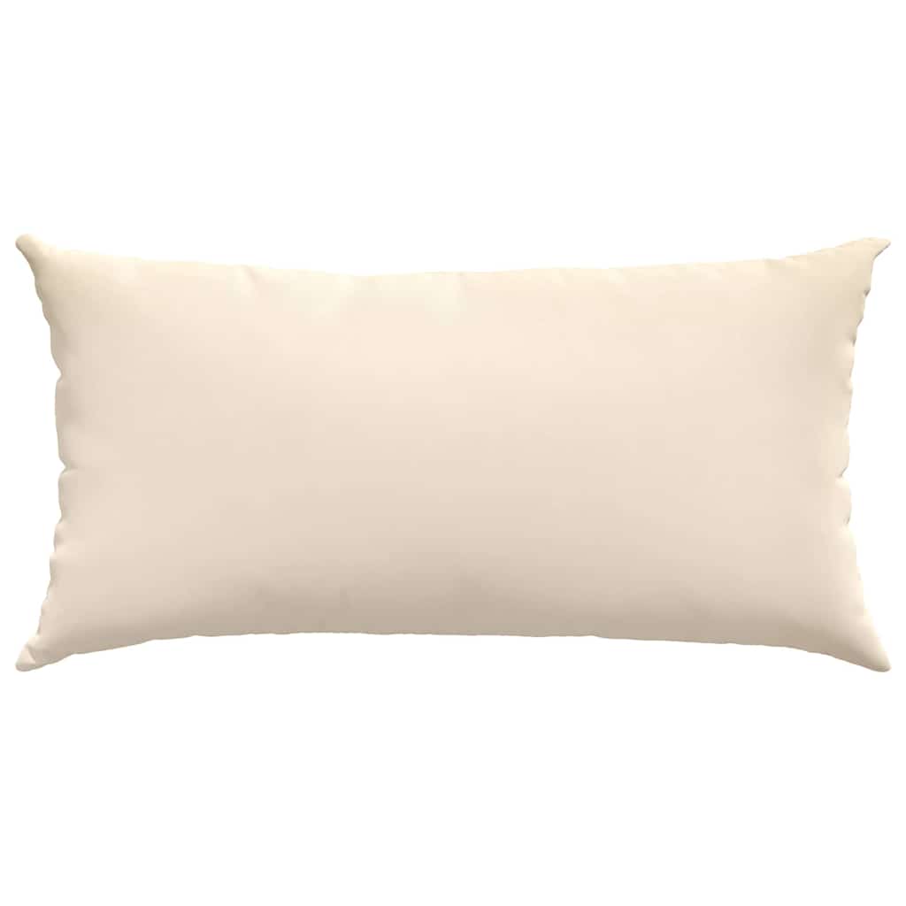 Sofapuder 2 pcs Beige 80 x 40 cm Stof