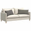 Sofapuder 2 pcs Lysegrå 80 x 40 cm Velourstof
