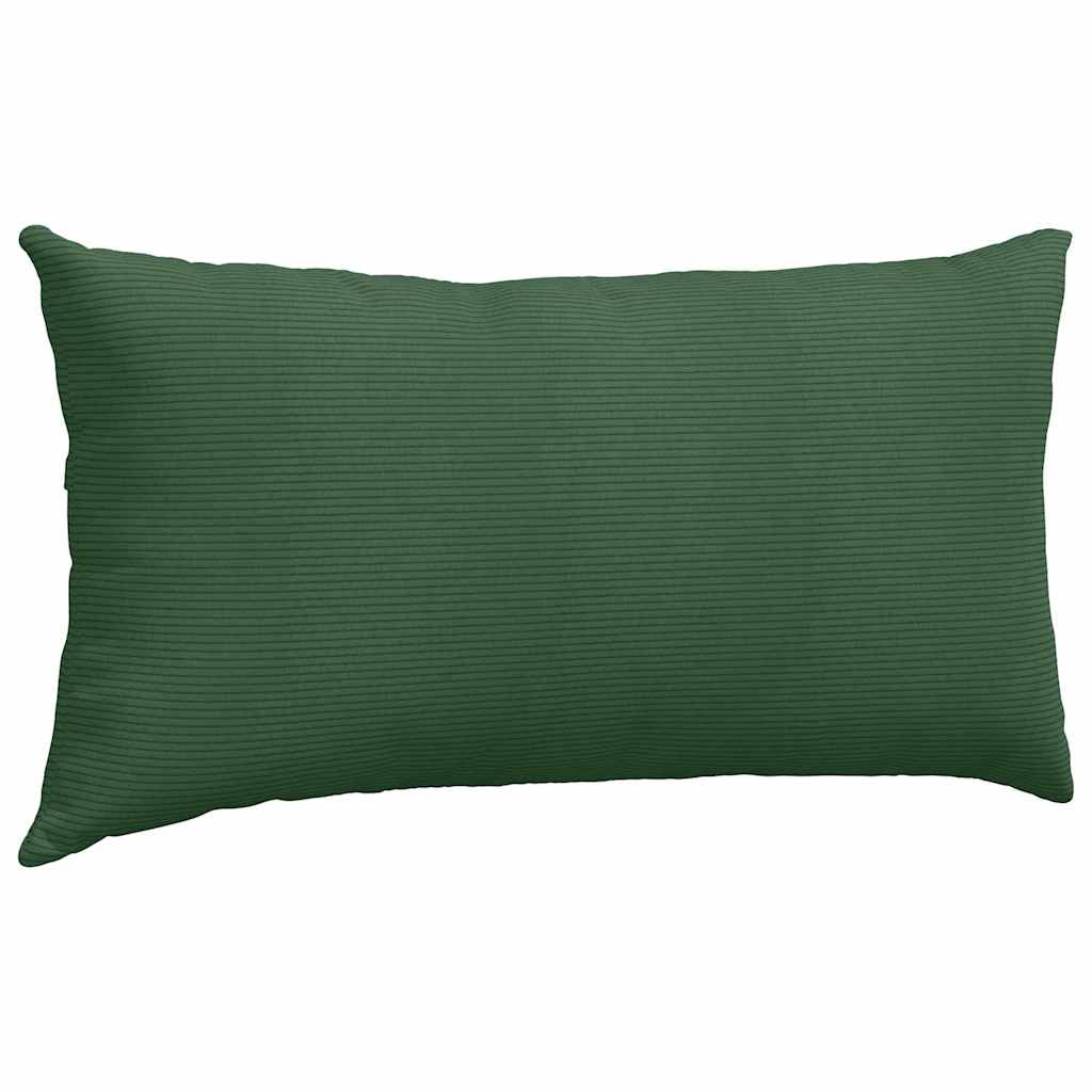 Sofapuder 2 pcs Mørkegrøn 80 x 40 cm Velourstof