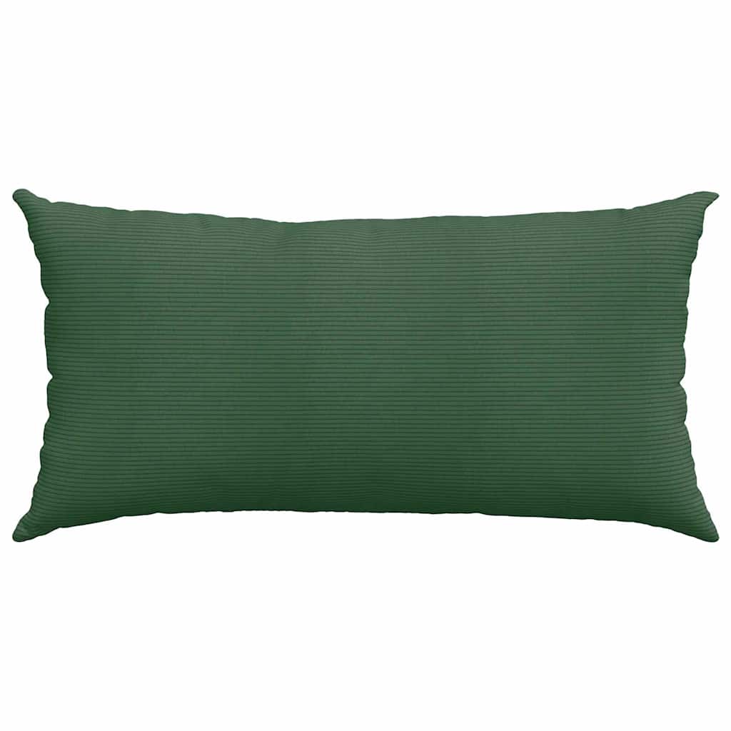 Sofapuder 2 pcs Mørkegrøn 80 x 40 cm Velourstof
