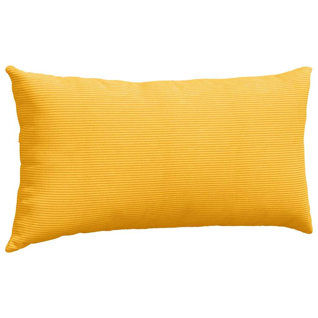 Sofapuder 2 pcs Lys Gul 80 x 40 cm Velourstof