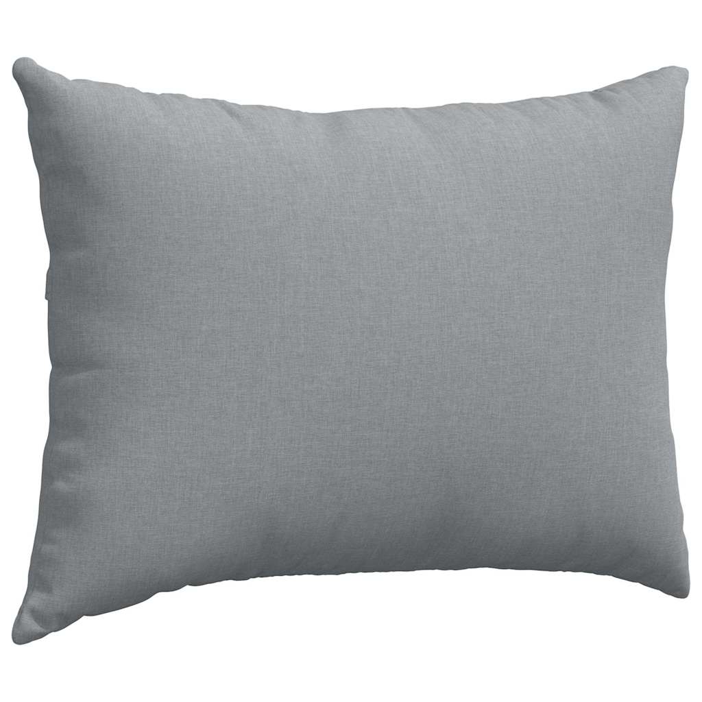 Sofapuder 2 pcs Lysegrå 70 x 50 cm Stof