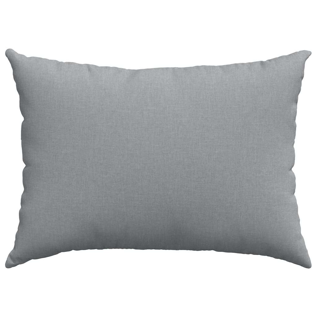 Sofapuder 2 pcs Lysegrå 70 x 50 cm Stof