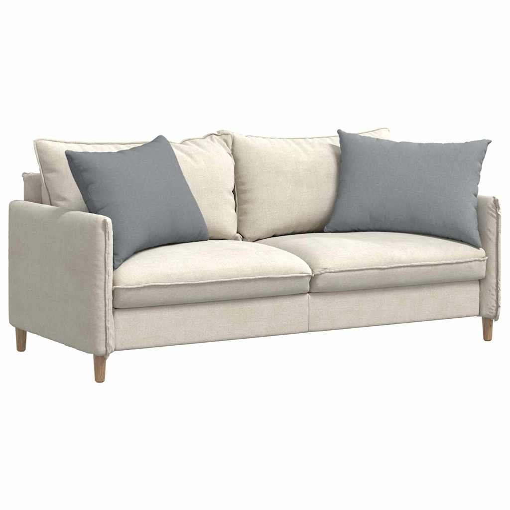Sofapuder 2 pcs Lysegrå 70 x 50 cm Stof