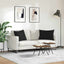 Sofapuder 2 pcs Sort 70 x 50 cm Stof
