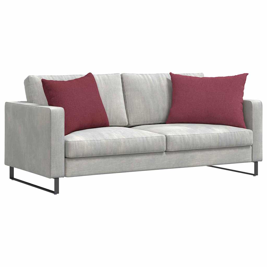 Sofapuder 2 pcs Vinrød 70 x 50 cm Stof