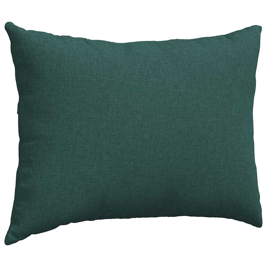 Sofapuder 2 pcs Mørkegrøn 70 x 50 cm Stof