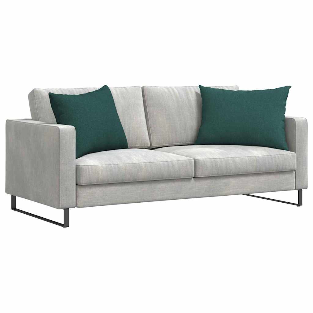 Sofapuder 2 pcs Mørkegrøn 70 x 50 cm Stof