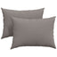 Sofapuder 2 pcs Gråbrun 70 x 50 cm Stof