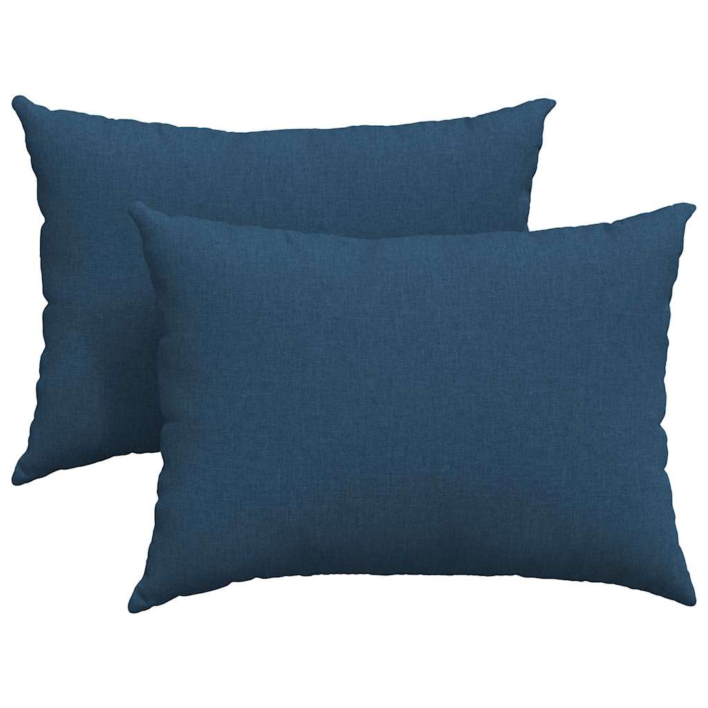 Sofapuder 2 pcs Blå 70 x 50 cm Stof