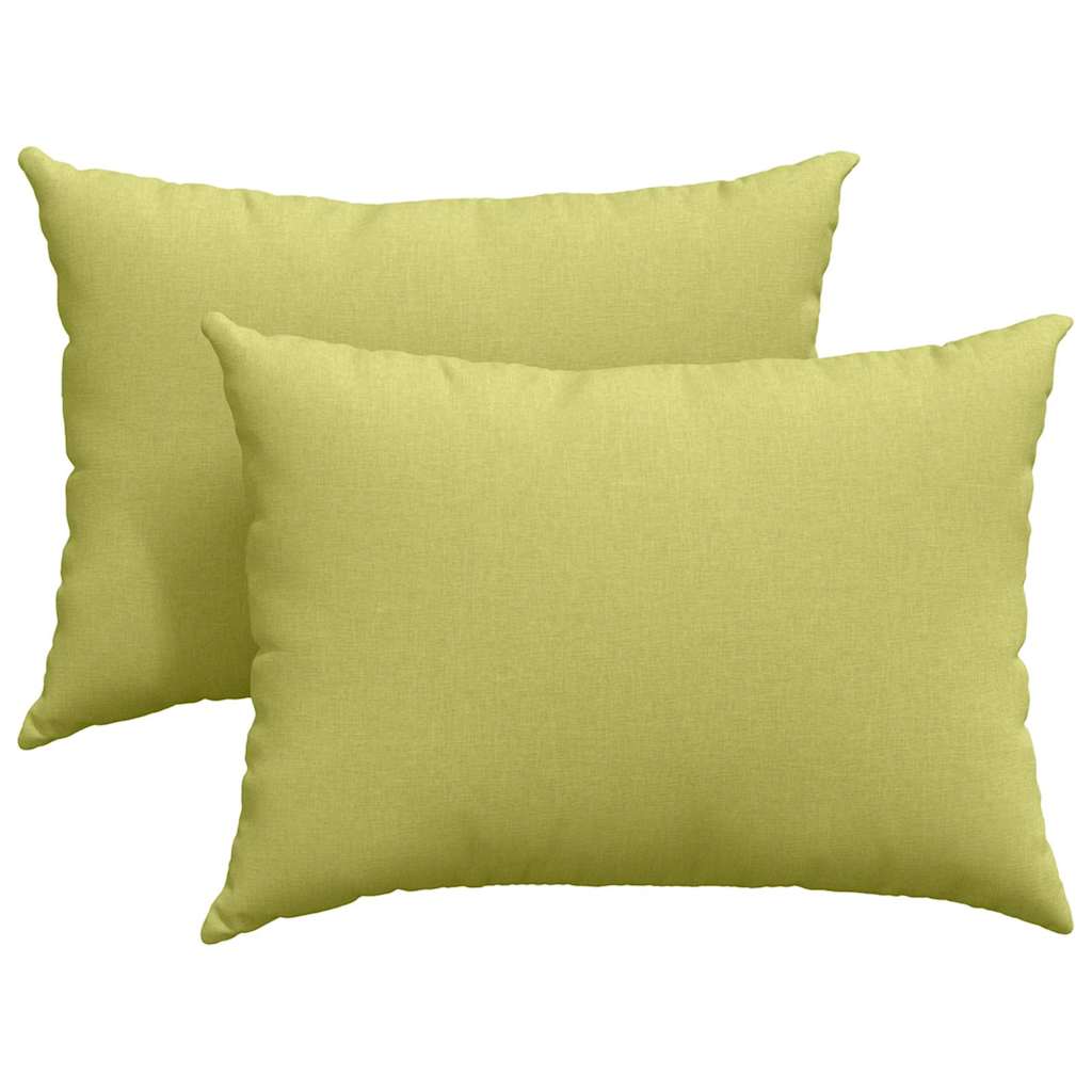 Sofapuder 2 pcs Lys grøn 70 x 50 cm Stof