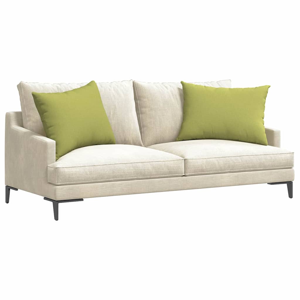 Sofapuder 2 pcs Lys grøn 70 x 50 cm Stof