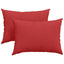 Sofapuder 2 pcs Rød 70 x 50 cm Stof