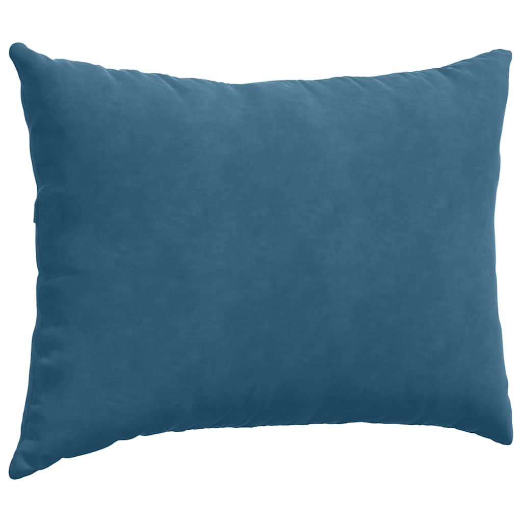 Sofapuder 2 pcs Blå 70 x 50 cm Velourstof