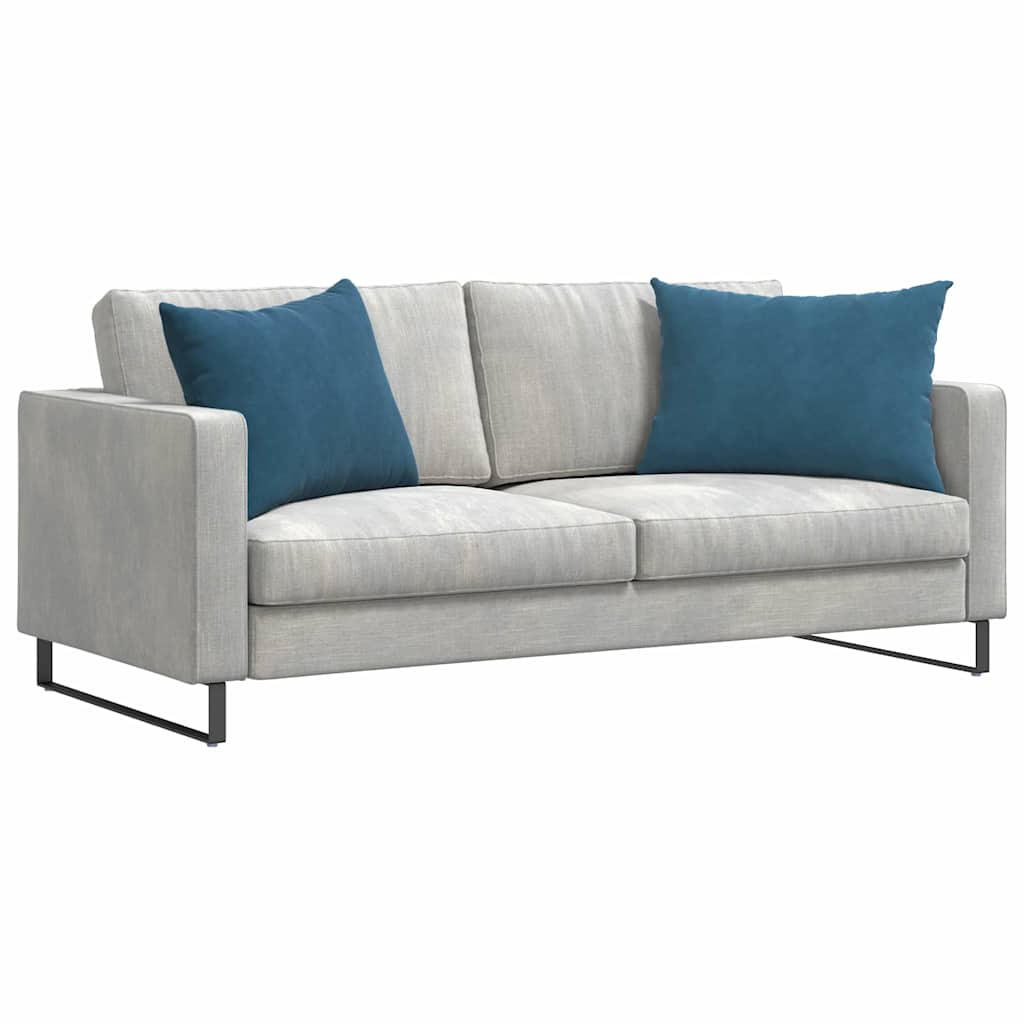 Sofapuder 2 pcs Blå 70 x 50 cm Velourstof