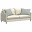 Sofapuder 2 pcs Lysegrå 70 x 50 cm Velourstof