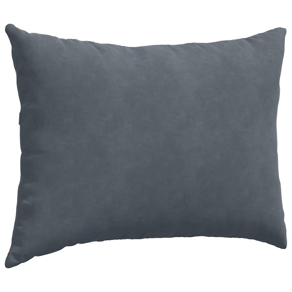 Sofapuder 2 pcs Mørkegrå 70 x 50 cm Velourstof