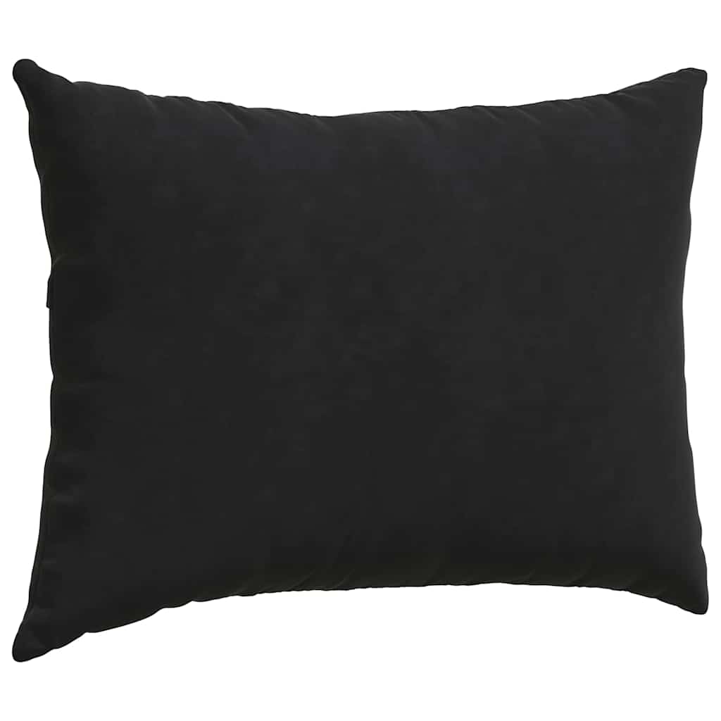 Sofapuder 2 pcs Sort 70 x 50 cm Velourstof