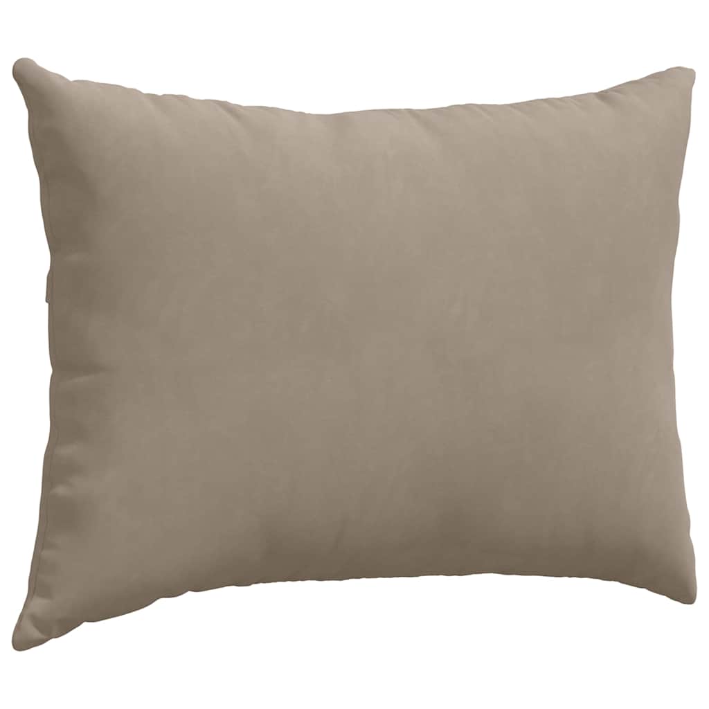 Sofapuder 2 pcs Gråbrun 70 x 50 cm Stof