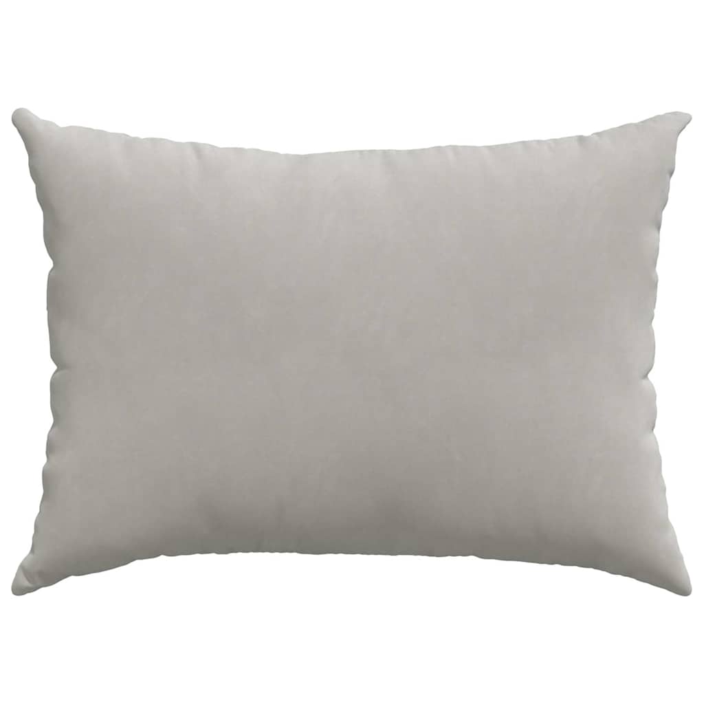 Sofapuder 2 pcs Lysegrå 70 x 50 cm Stof