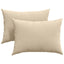 Sofapuder 2 pcs Creme 70 x 50 cm Stof