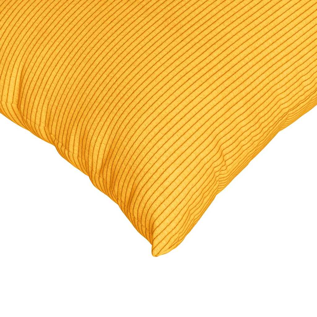 Sofapuder 2 pcs Lys Gul 70 x 50 cm Velourstof