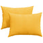 Sofapuder 2 pcs Lys Gul 70 x 50 cm Velourstof