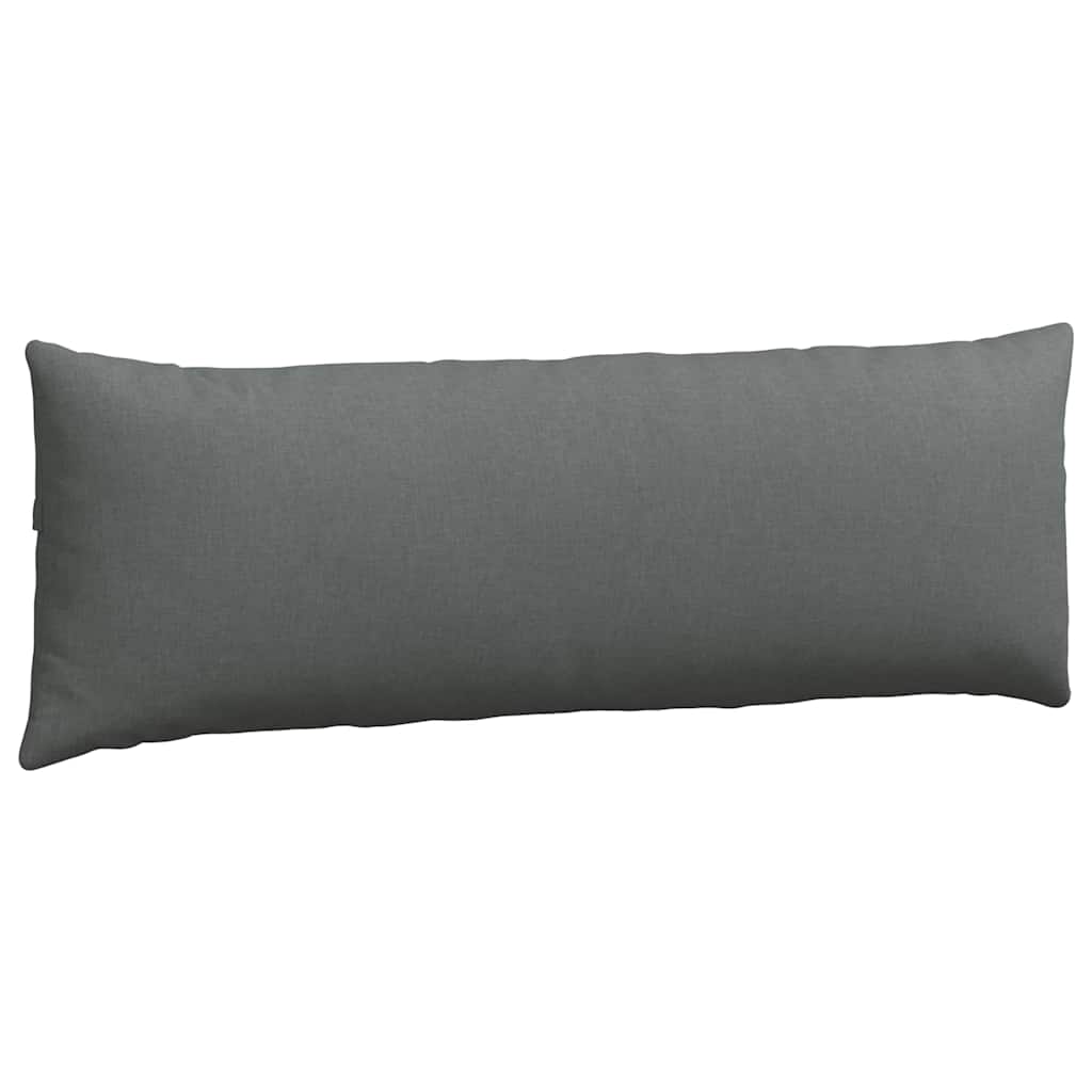 Sofapuder 2 pcs Mørkegrå 120 x 40 cm Stof