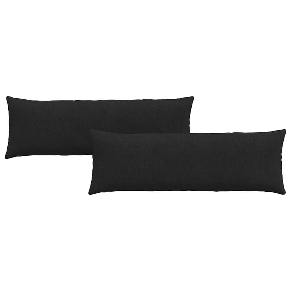 Sofapuder 2 pcs Sort 120 x 40 cm Stof